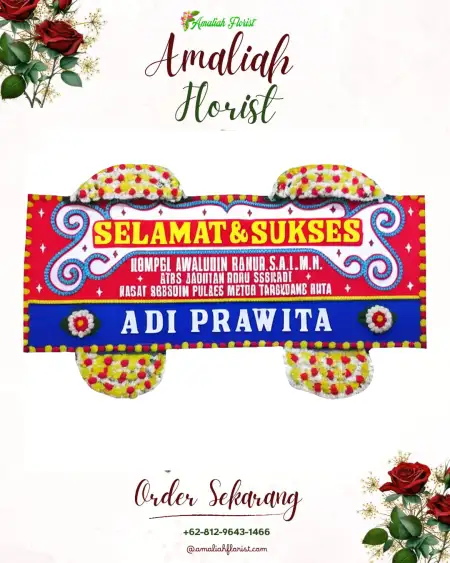 Papan Bunga Ucapan Selamat Amanatun Utara